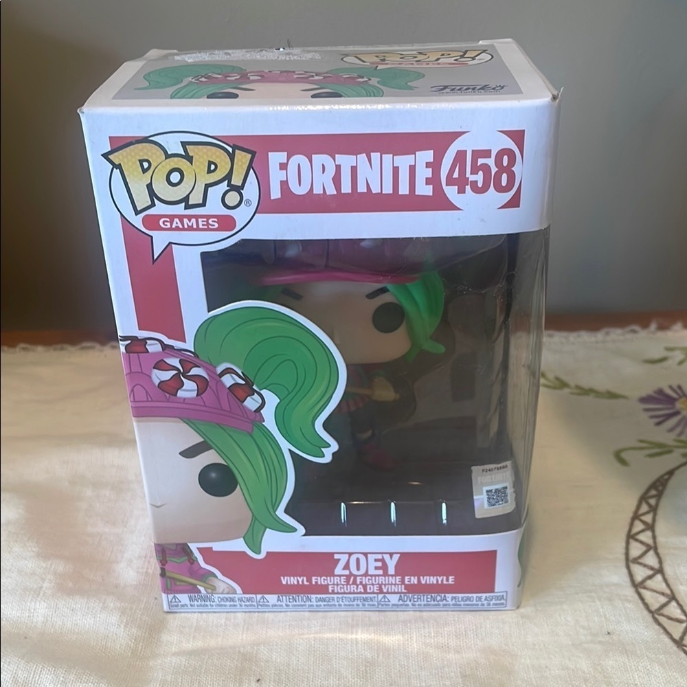 Funko Pop Fortnite Zoey Figure with Green and Pink new in box
